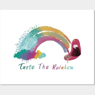 Taste the rainbow adult humor Posters and Art